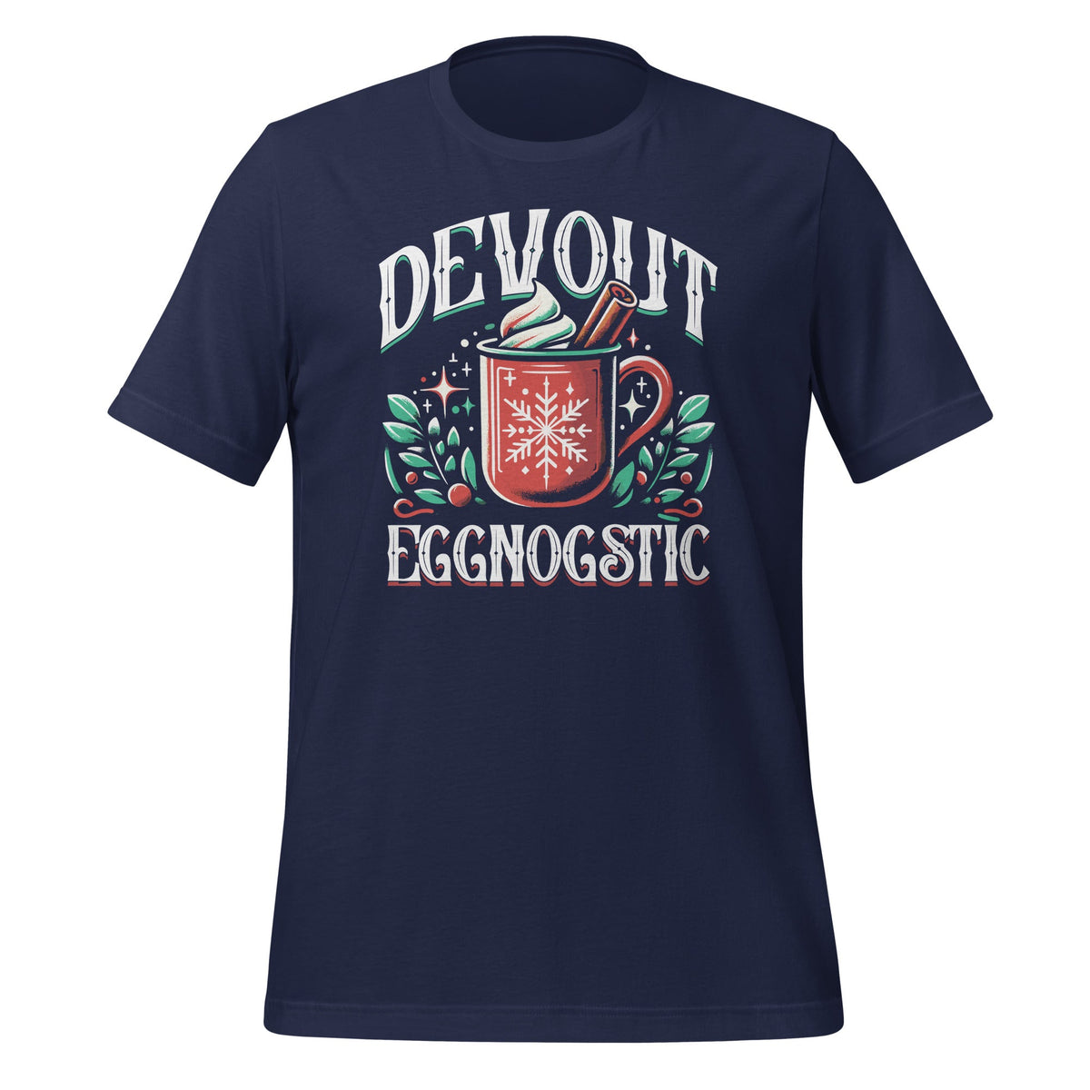 Devout Eggnogstic Egg Nog Day Funny Christmas Xmas Unisex product image 2