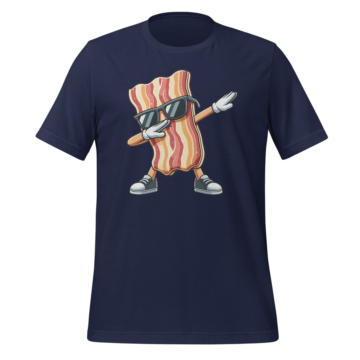 Dabbing Bacon Wearing Sunglasses Dab Dance Unisex T-Shirt product image 2