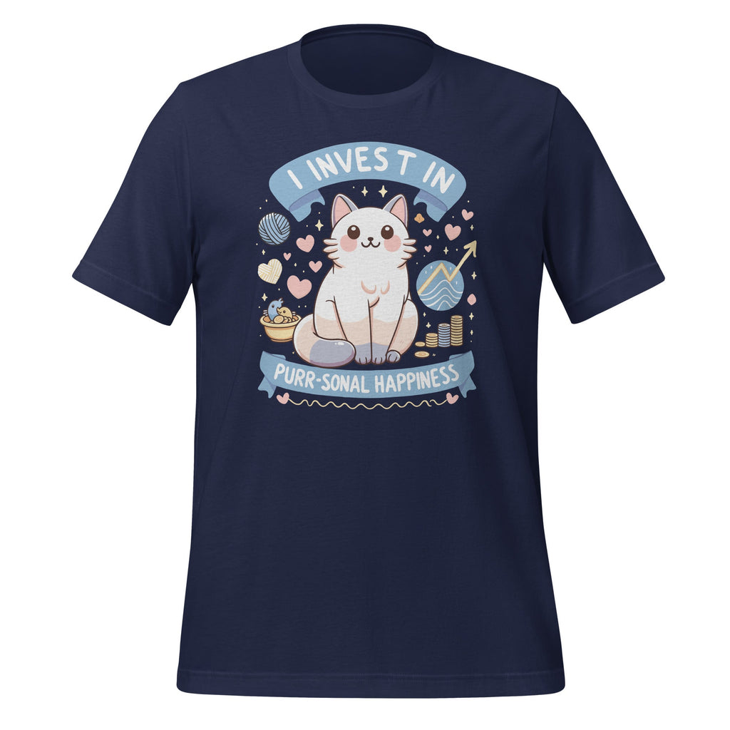 I Invest In Purr-sonal Happiness Cat Kitten Lovers Fans product image 2