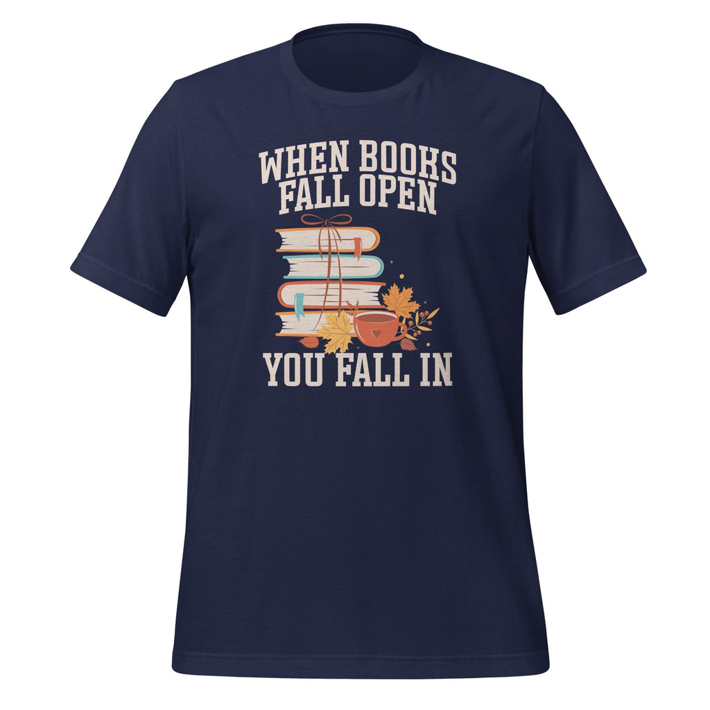 When Books Fall Open You In Teacher Thanksgiving Unisex product image 2