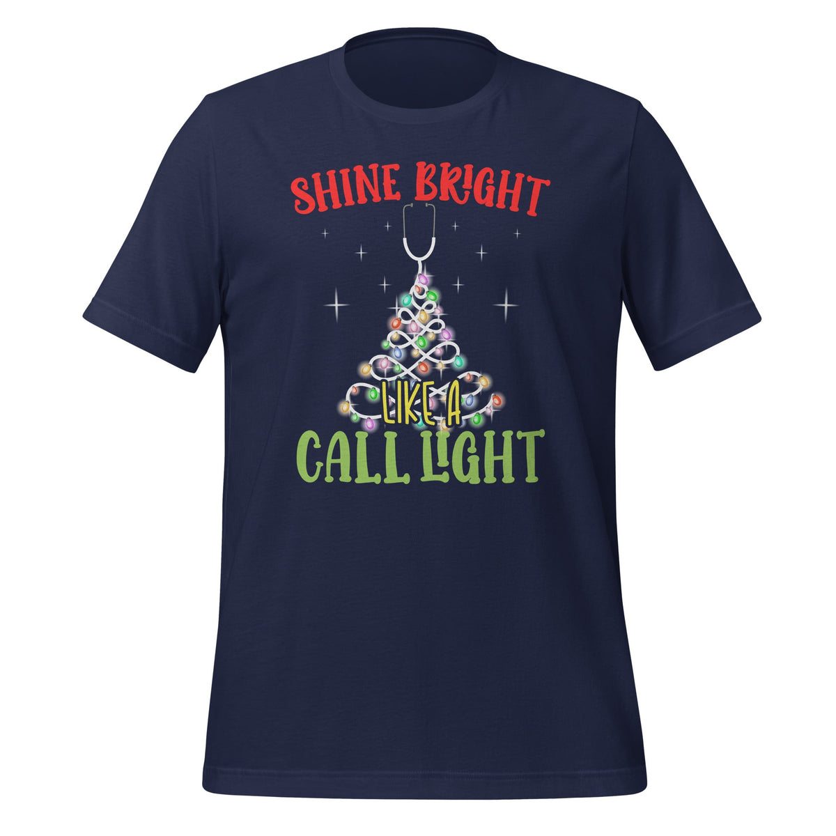 Shine Bright Like A Call Light Nurse Nursing Xmas Lights product image 2