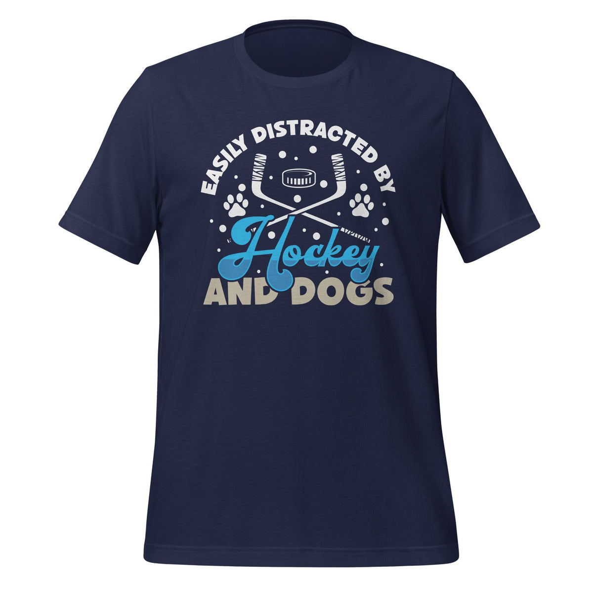 Easily distracted By Hockey and Dogs Animal Sports Lover product image 2