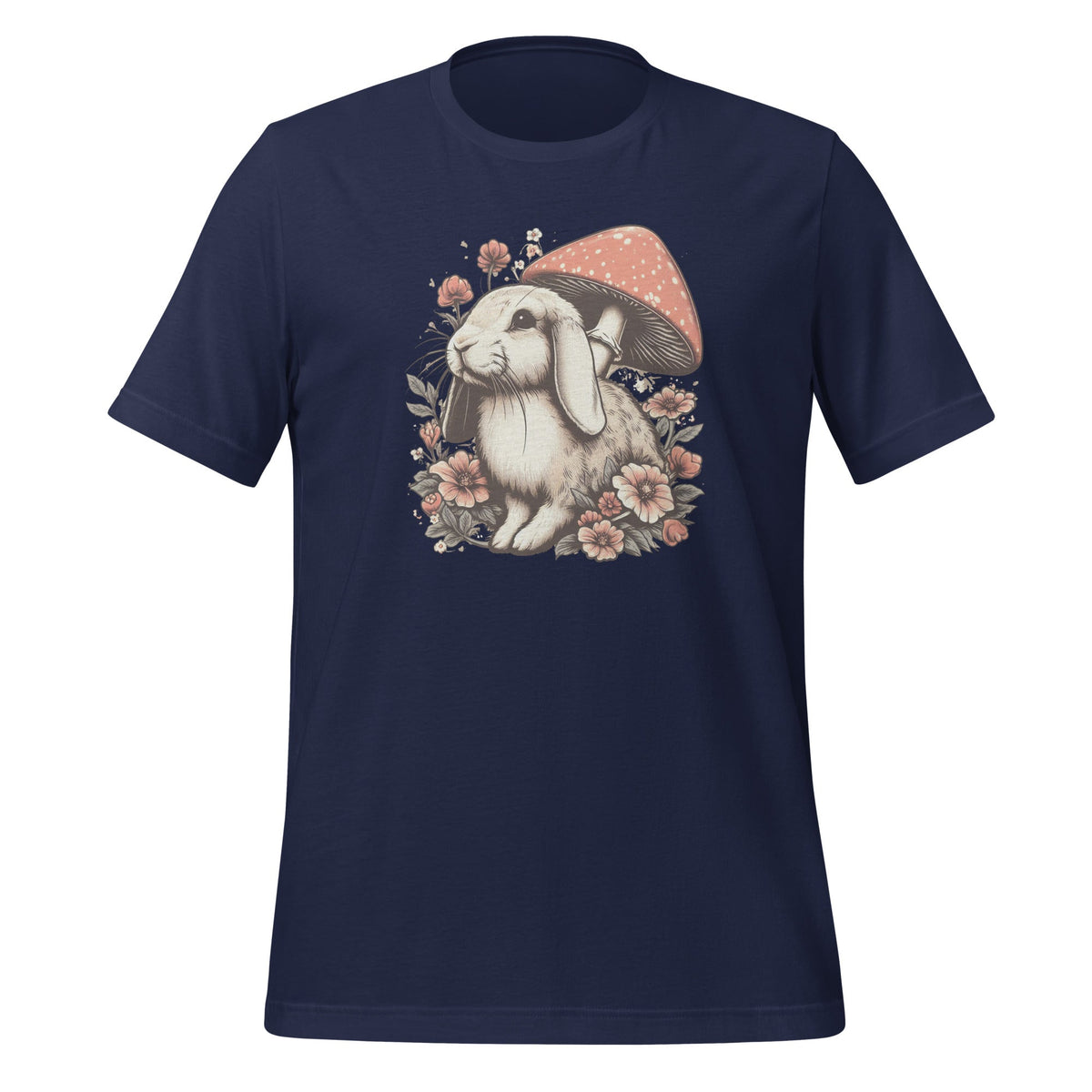 Cottagecore Aesthetic Cute Floral Rabbit Graphic Art Unisex product image 2