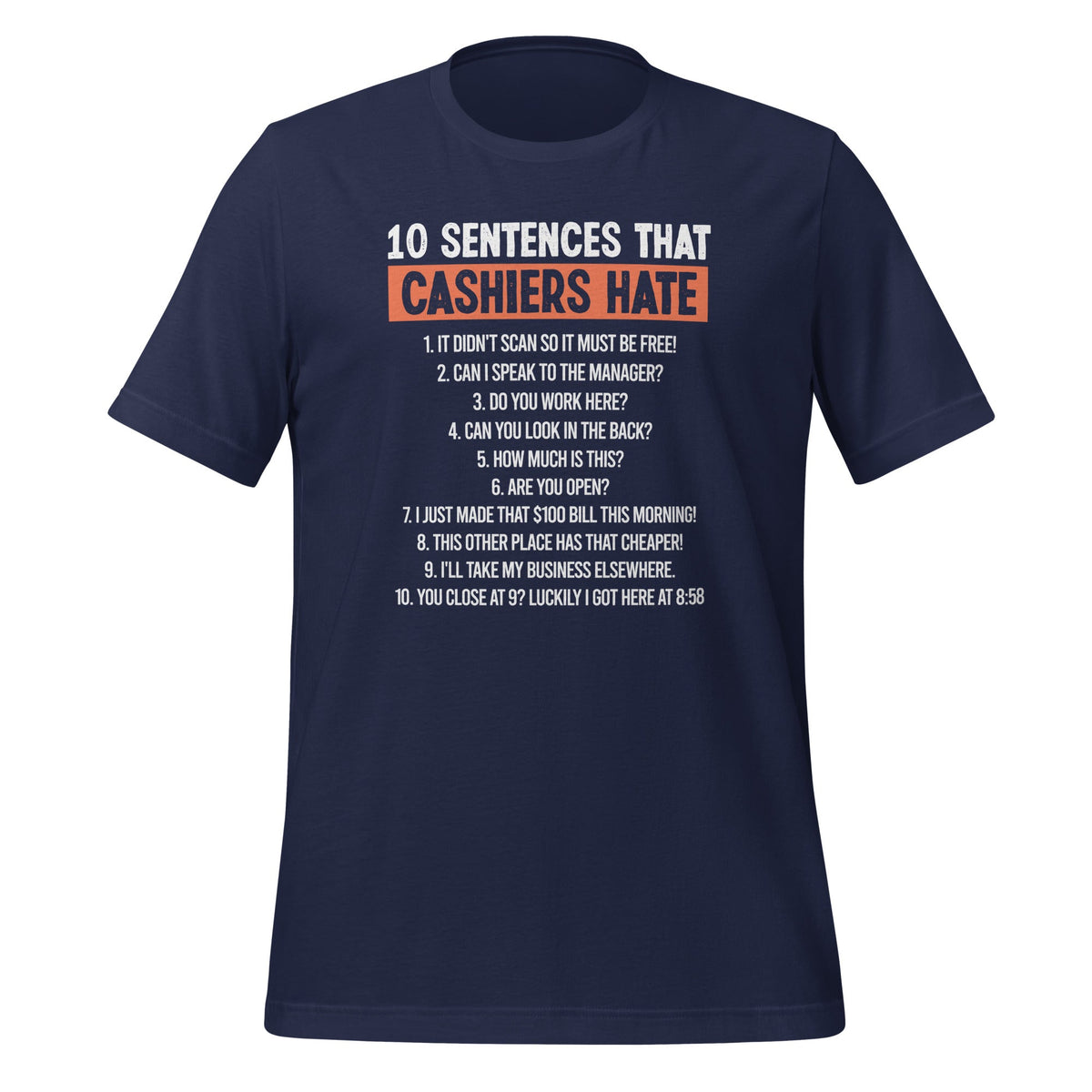 10 Sentences Cashier Hates Small Business Saturday Shop product image 2