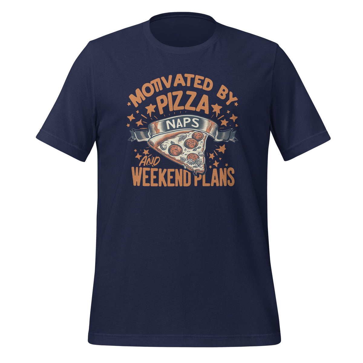 Motivated By Pizza, Naps, and Weekend Plans Funny Foodie product image 2
