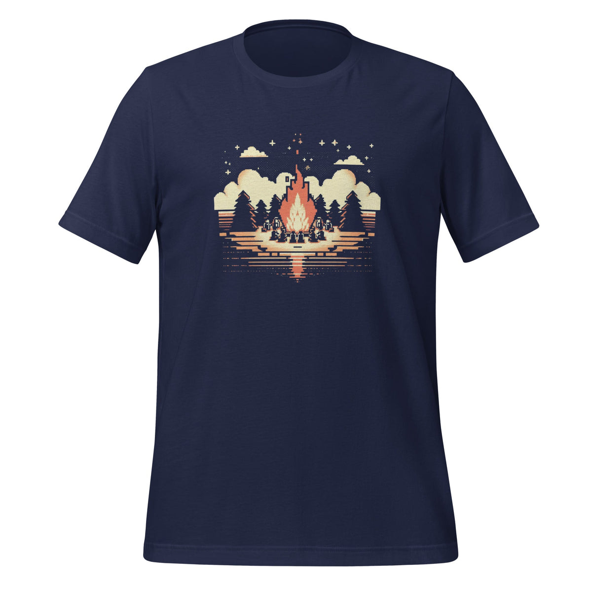 Campfire Pixelated Roasting Marshmallows Pixel Graphics product image 2