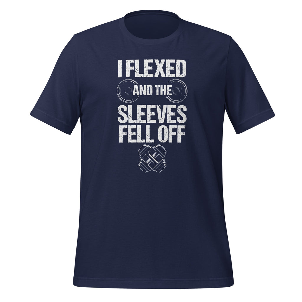 I Flexed And My Sleeves Fell Off Funny Workout Gym Unisex product image 2
