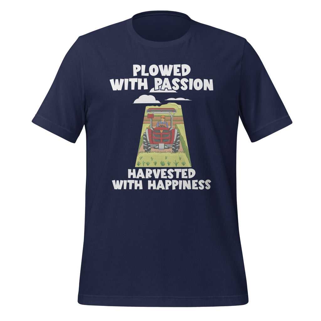 Plowed With Passion Harvested Happiness Farming Saying product image 2