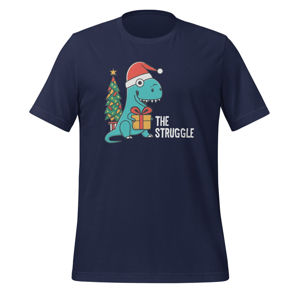 Dinosaur Christmas Tree Rex Struggle Xmas Pajamas Unisex product image 2