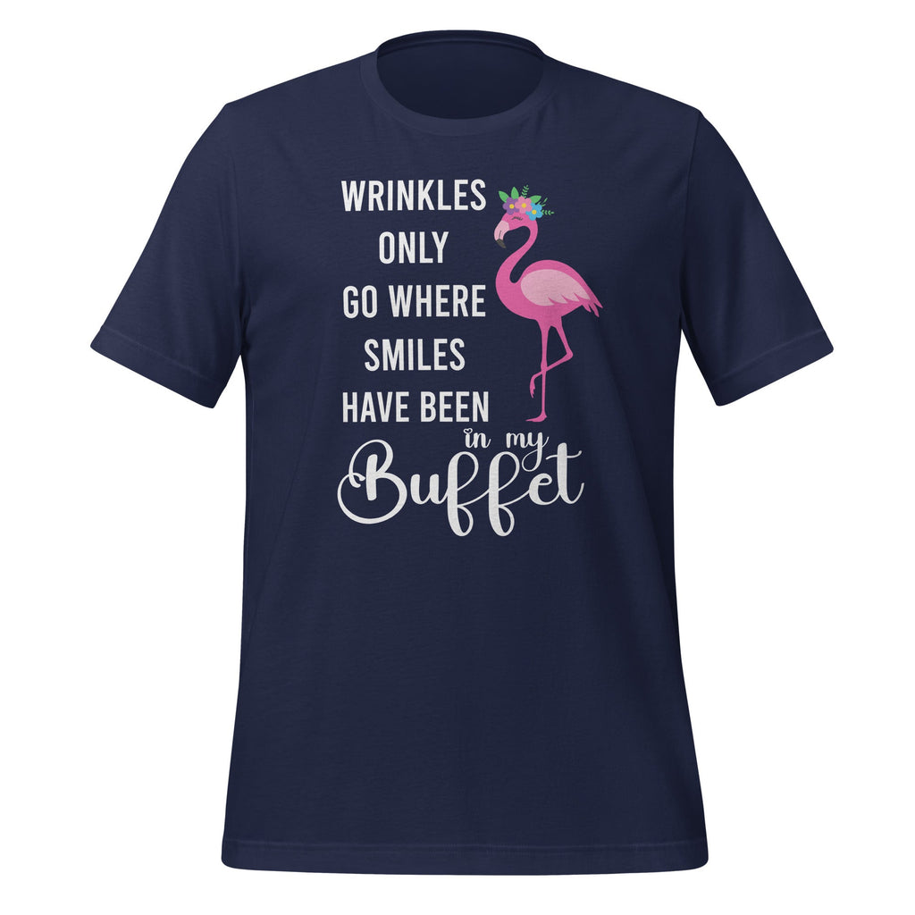 Wrinkles Only Go Where Smiles Have Been Cute Flamingo product image 2