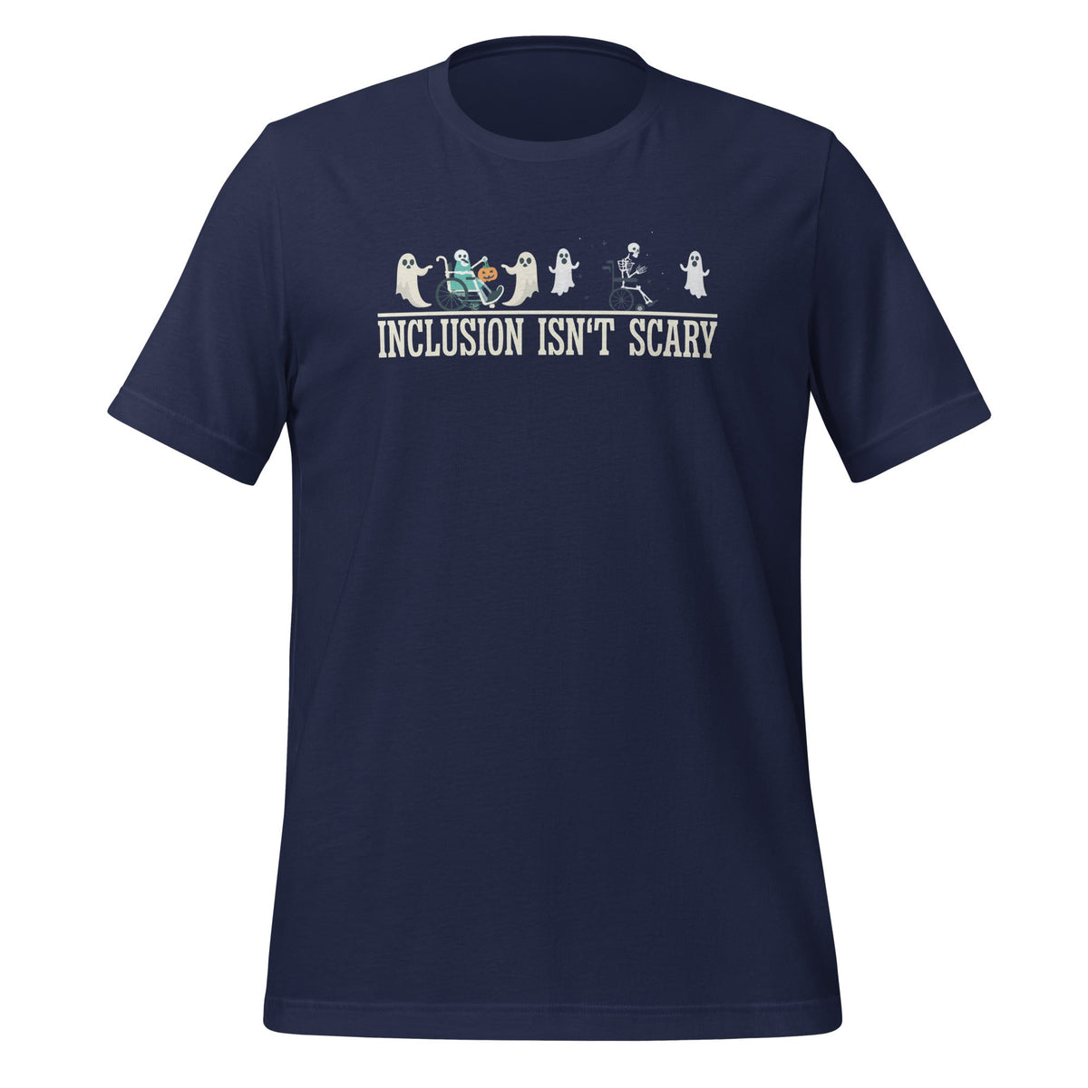 Inclusion Isn't Scary Mummy Boo Ghost Halloween Unisex product image 2