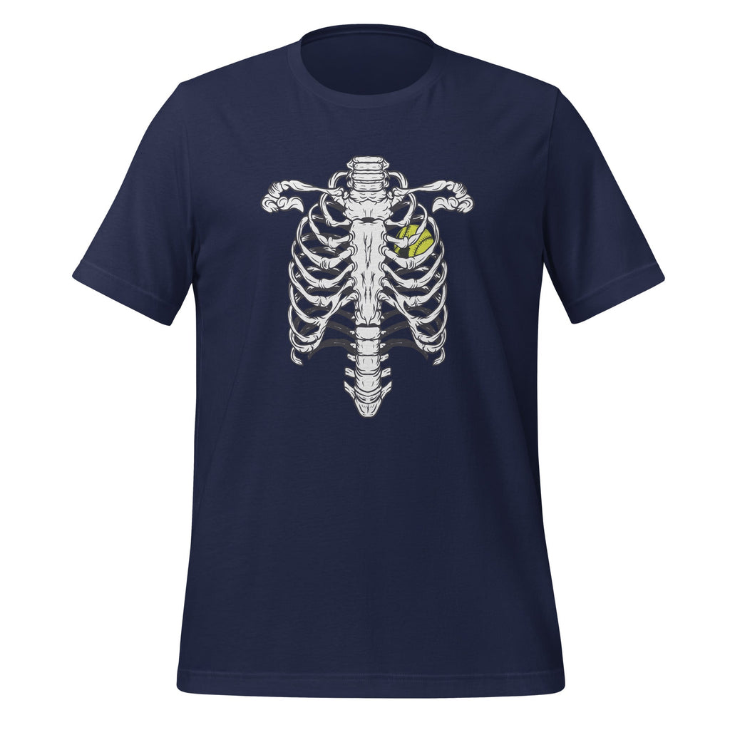 Softball Heart Skeleton Rib Cage Halloween Sports Lover product image 2