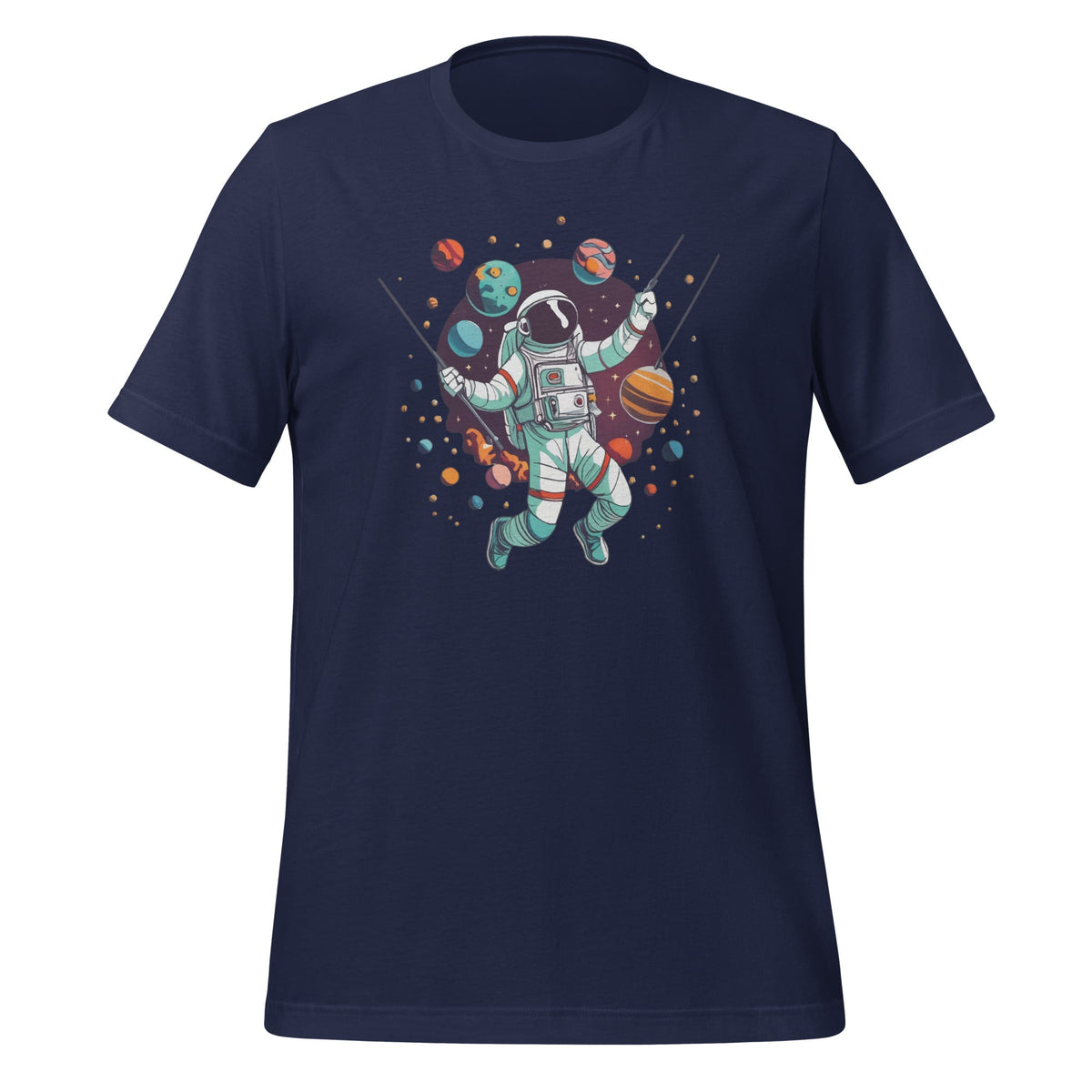 Astronaut With Planets In Hand Art Outer Space Unisex product image 2
