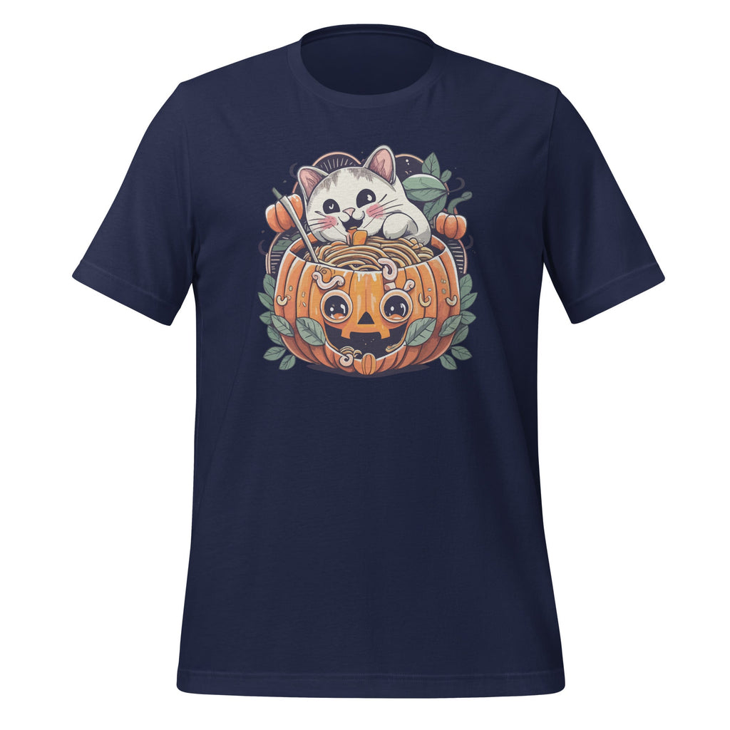 Creepy Kawaii Cat Eating Worms Ramen Noodles Halloween product image 2