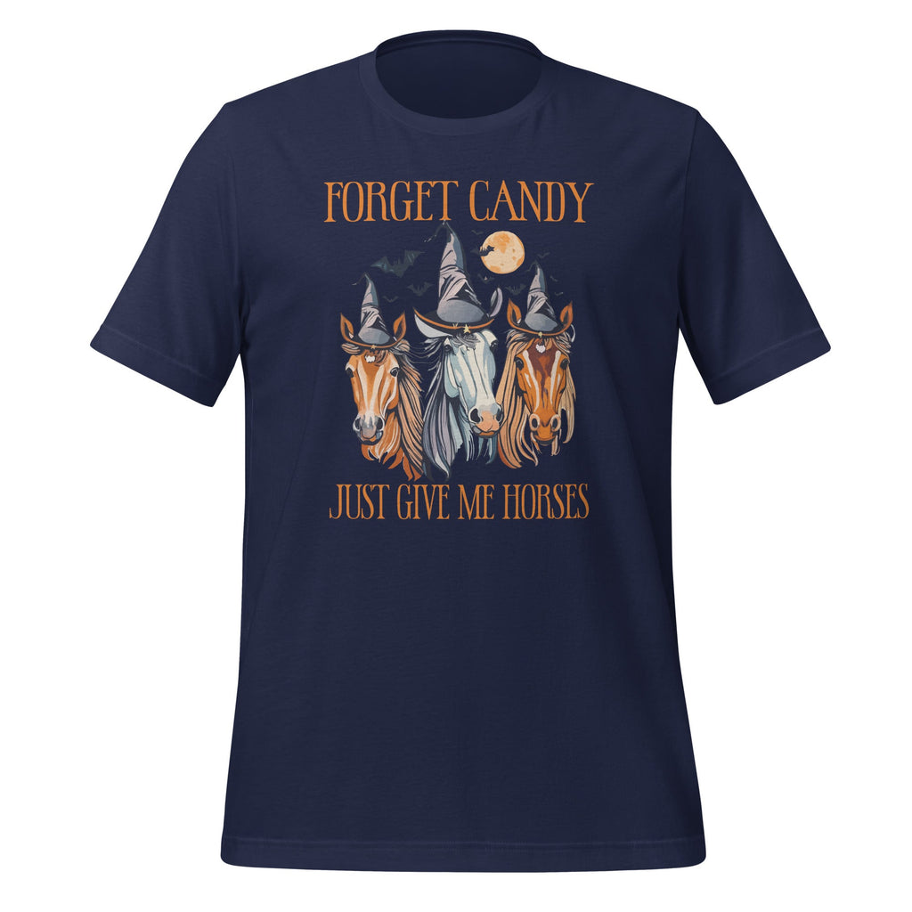 Forget Candy Just Give Me Horses Pumpkin Horse Halloween product image 2