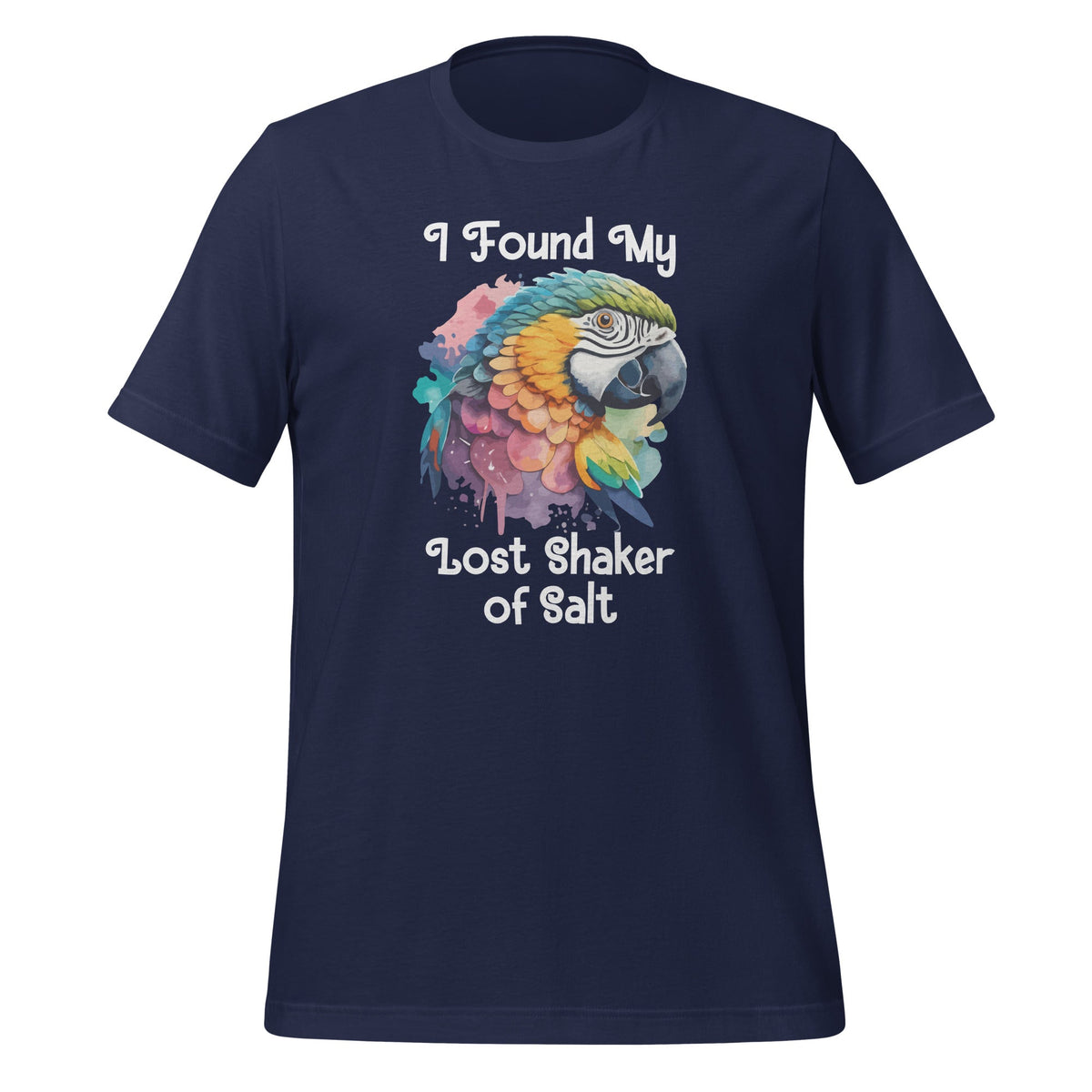 Found My Lost Shaker Salt Fun Parrot Head Art Unisex T-Shirt product image 2