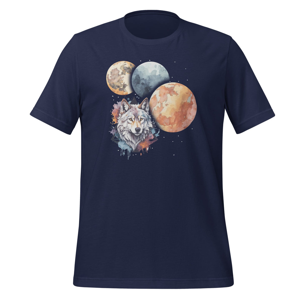 Three Moon Wolf 3 Moons Howling At Space Pun Magic Meme product image 2