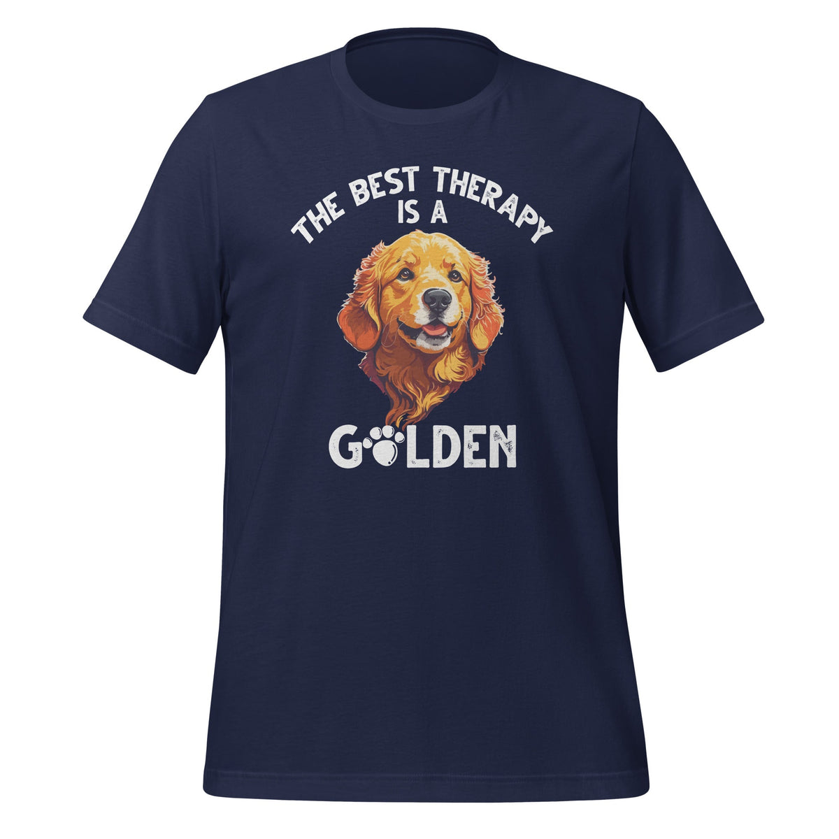 The Best Therapy Is A Golden Retriever Dog Lovers Unisex product image 2