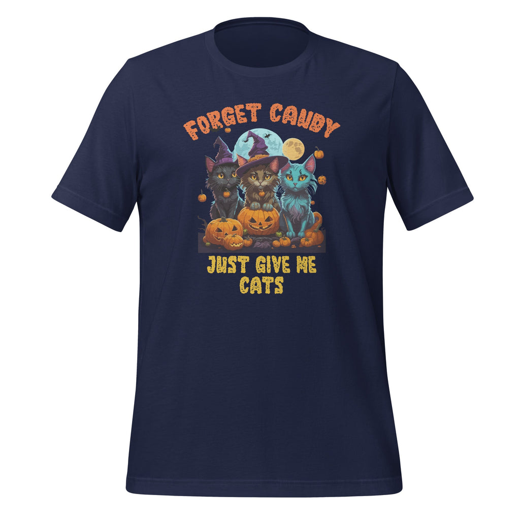 Forget Candy Just Give Me Cats Funny Kitten Witch Halloween product image 2