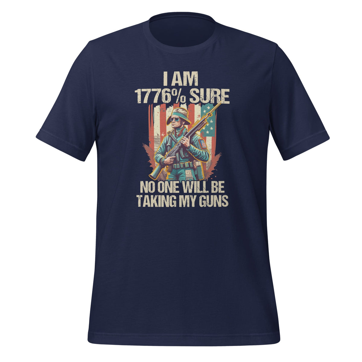 I Am 1776 Sure No One Will Be Taking My Guns American Flag product image 2