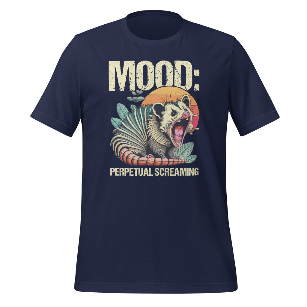 Funny Opossum Mood Perpetual Screaming Possum Panic Unisex product image 2