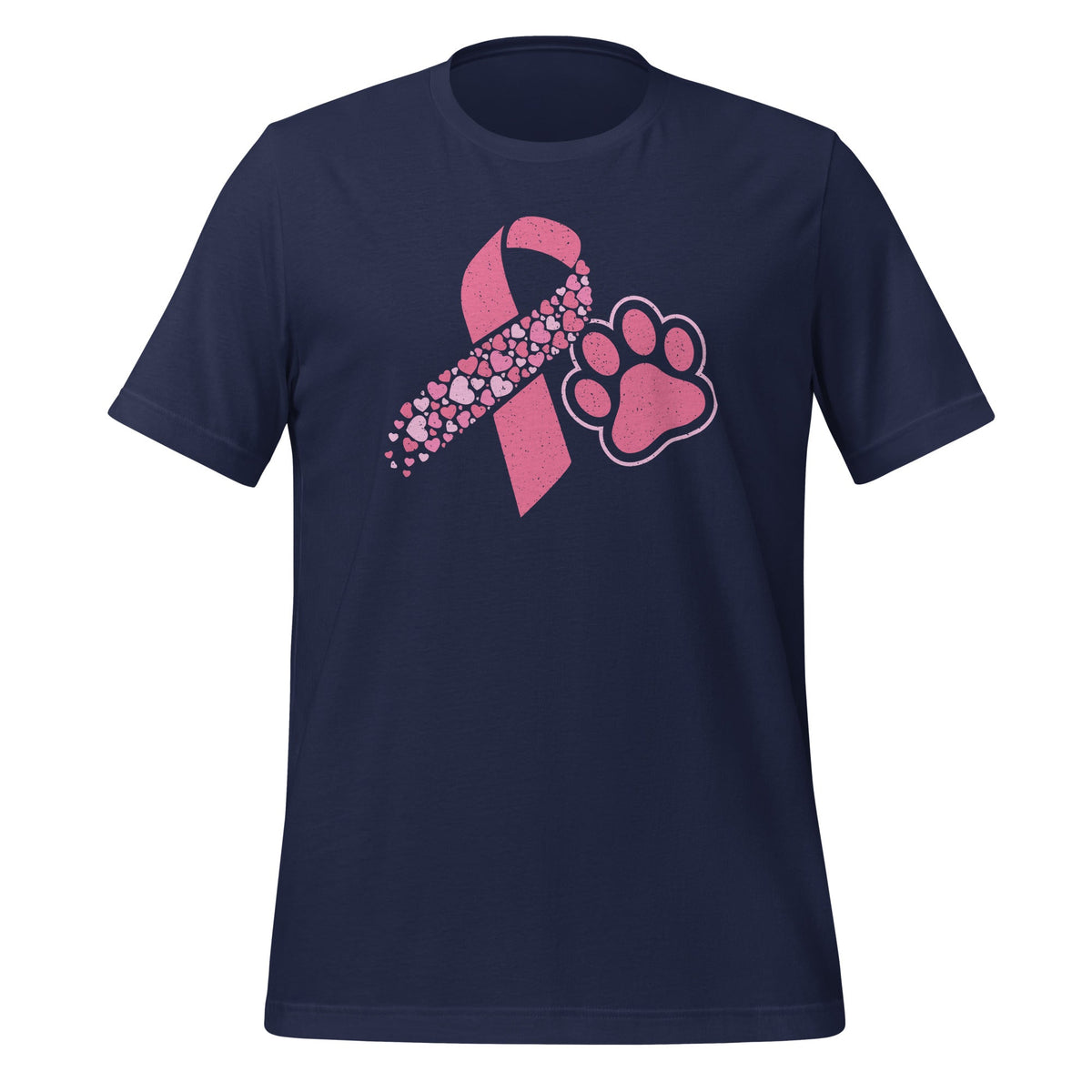 Cute Heart Pink Ribbon Breast Cancer Awareness Dog Lover product image 2