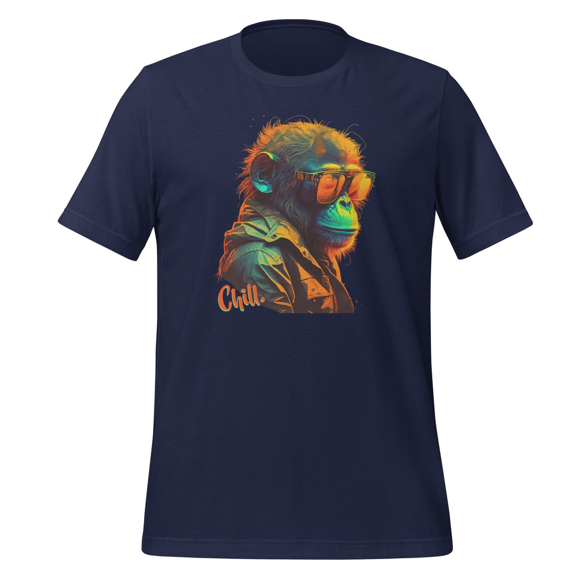 Retro Groovy Ape Sunglass Synthwave Nostalgia Unisex T-Shirt product image 2