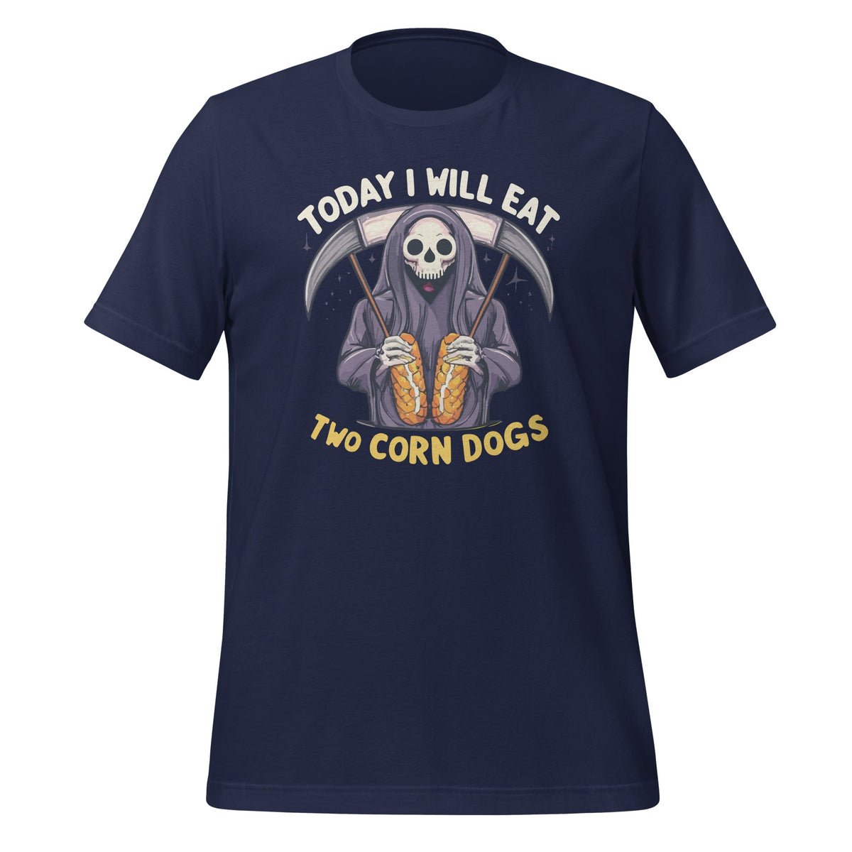 Today I Will Eat Two Corn Dogs Meme Funny Halloween Unisex product image 2
