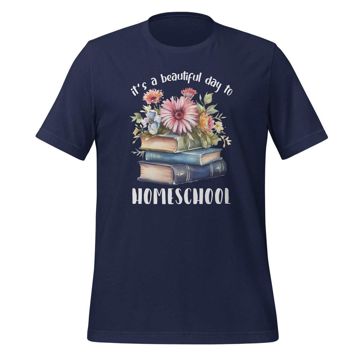Its A Beautiful Day To Homeschool Books Flowers Butterflies product image 2