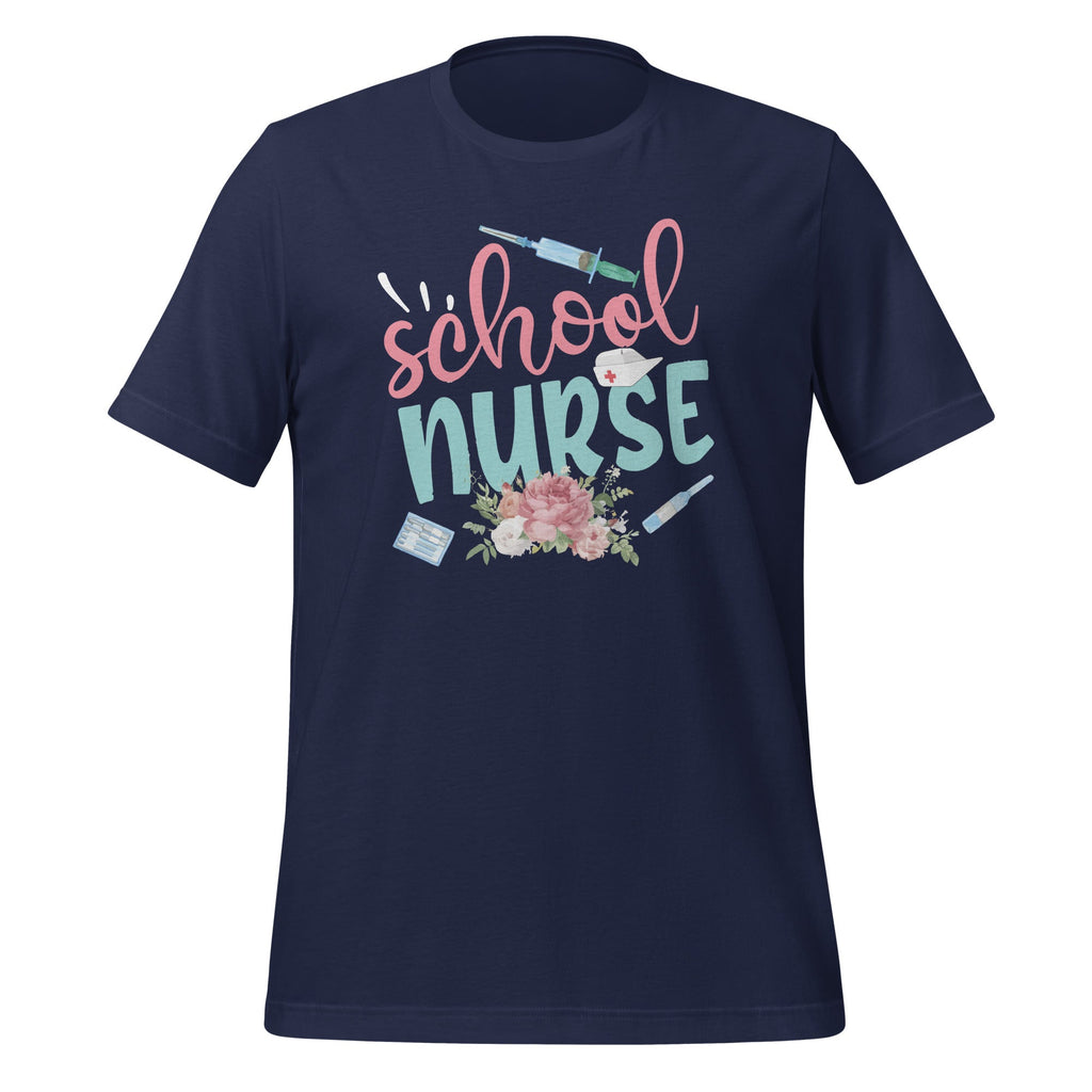 Funny School Nurse Stethoscope Injection Flowers Unisex product image 3