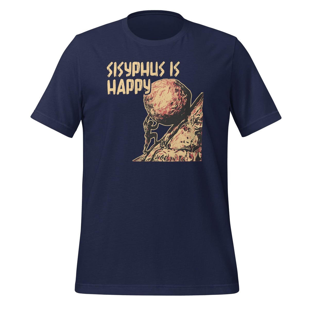 Sisyphus Is Happy Funny Greek Myth Meme Philosophy product image 3