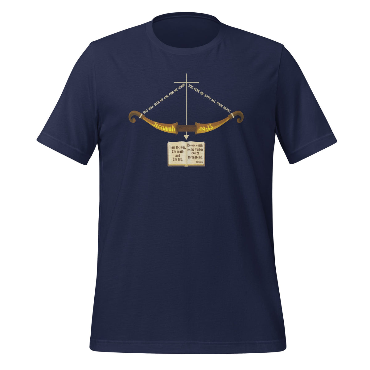 Set Your Christian Sights On Jesus Archery Unisex T-Shirt product image 3
