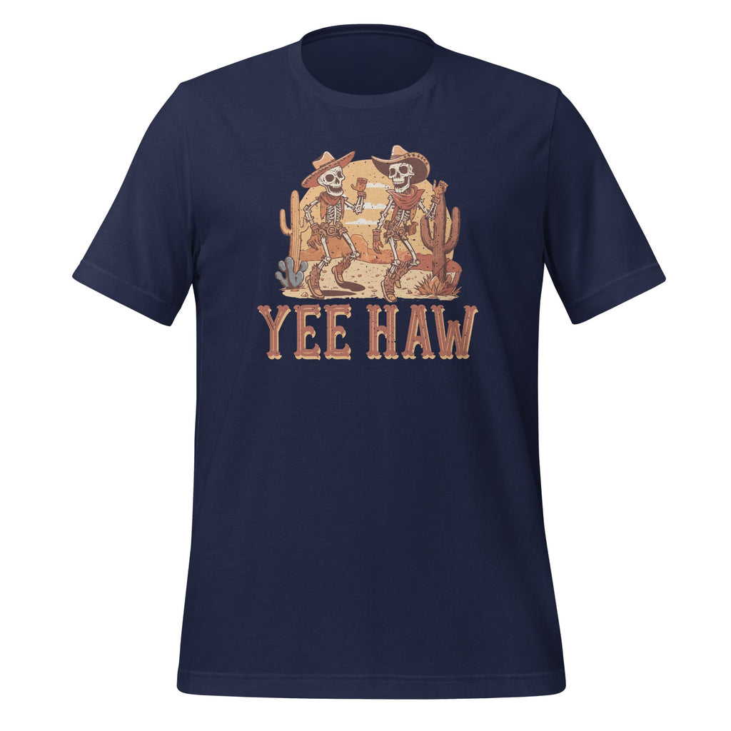 Funny Cowboy Skeleton Dancing Yeehaw Western Halloween product image 3