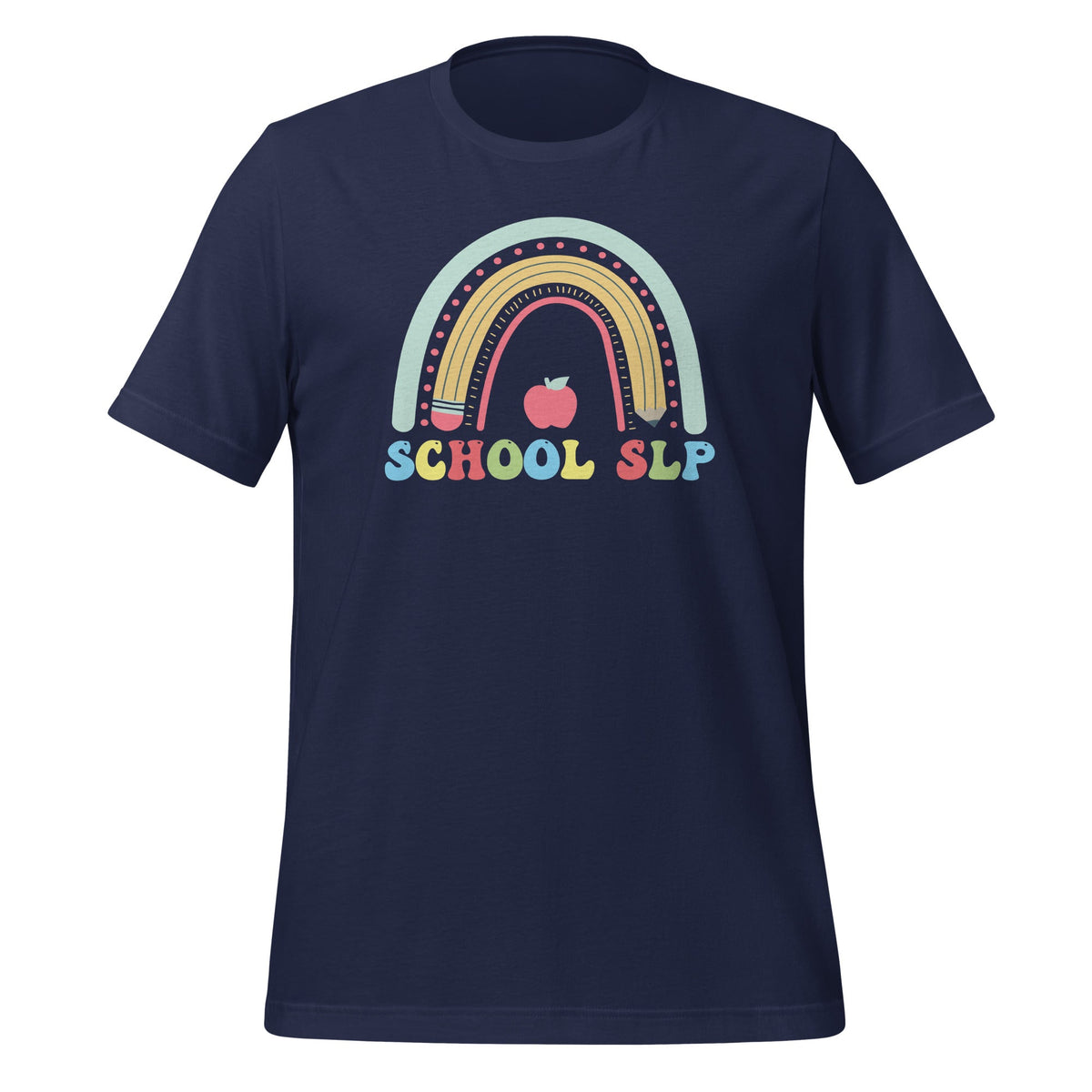 School SLP Rainbow Pencil Back To Appreciation Unisex product image 3