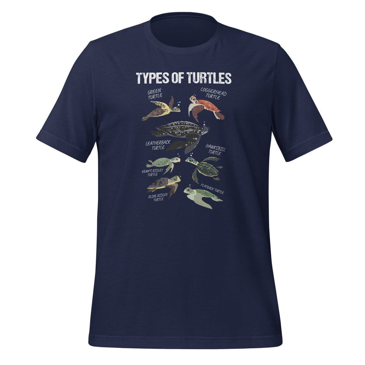 Turtle Lover Reptile Pet Types Of Turtles Unisex T-Shirt product image 3