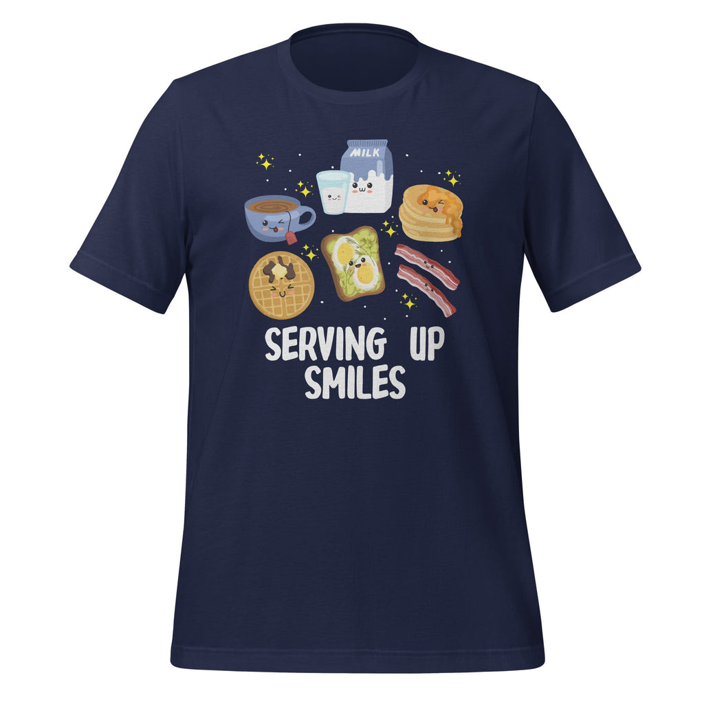 Serving Up Smiles Lunch Lady Unisex T-Shirt product image 2
