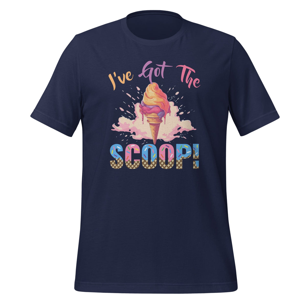 Gender Reveal I've Got the Scoop Ice Cream Dessert Unisex product image 3