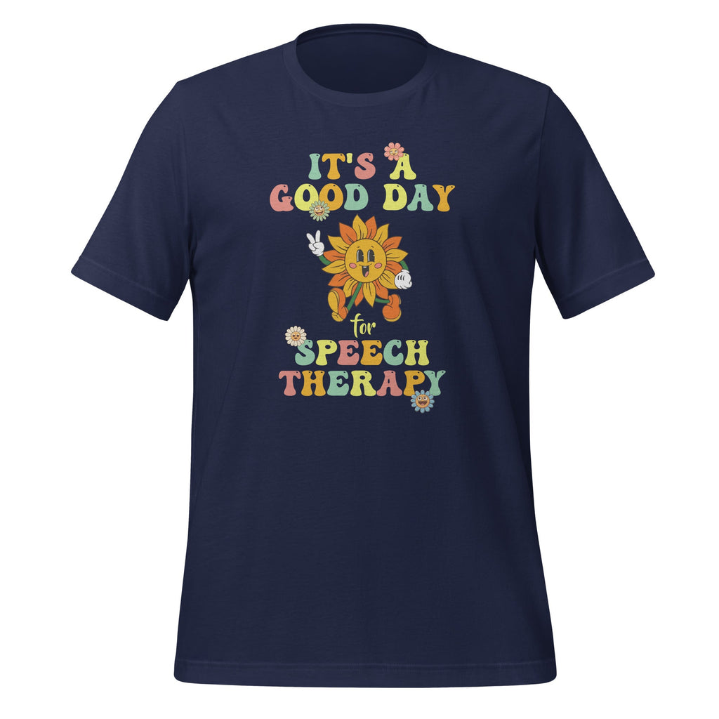 Retro Groovy It's A Good Day For Speech Therapy Smile Face product image 3