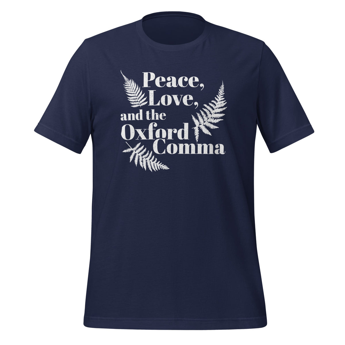 Peace, Love, And Oxford Comma English Grammar Humor Unisex product image 3