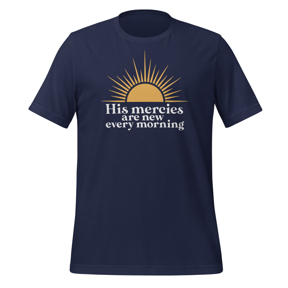 His Mercies Never Fail Christian Bible Verse Unisex T-Shirt product image 3