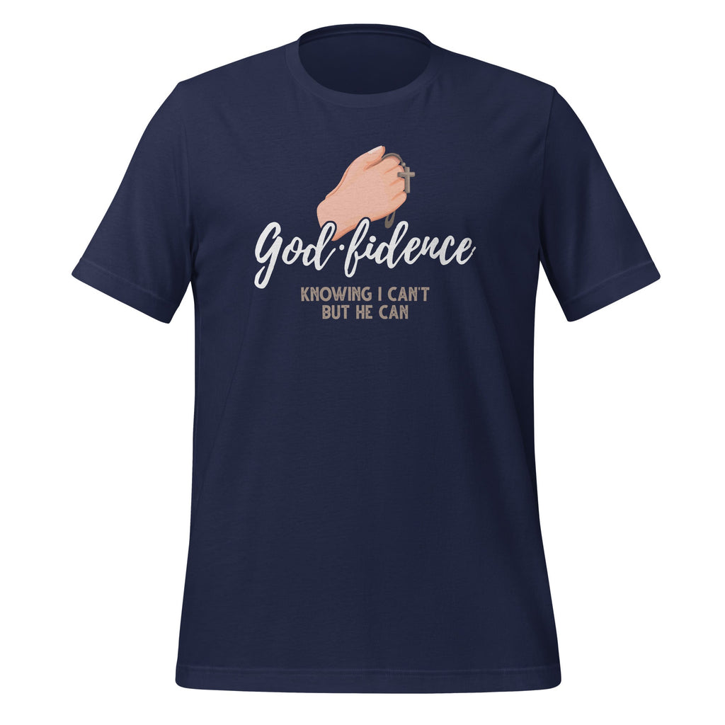 God.fidence Knowing I Can't But He Can Christian Saying product image 3