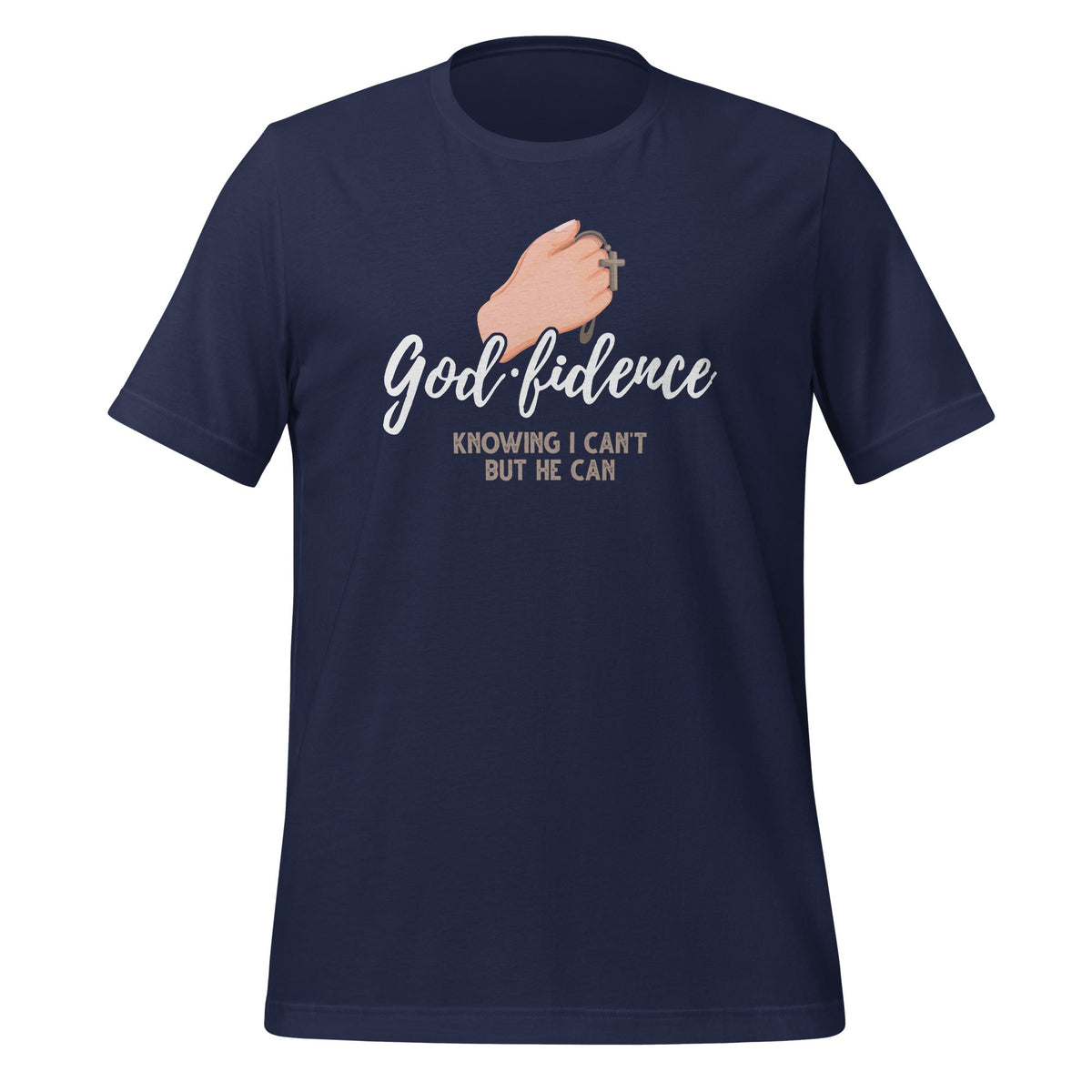 God.fidence Knowing I Can't But He Can Christian Saying product image 3