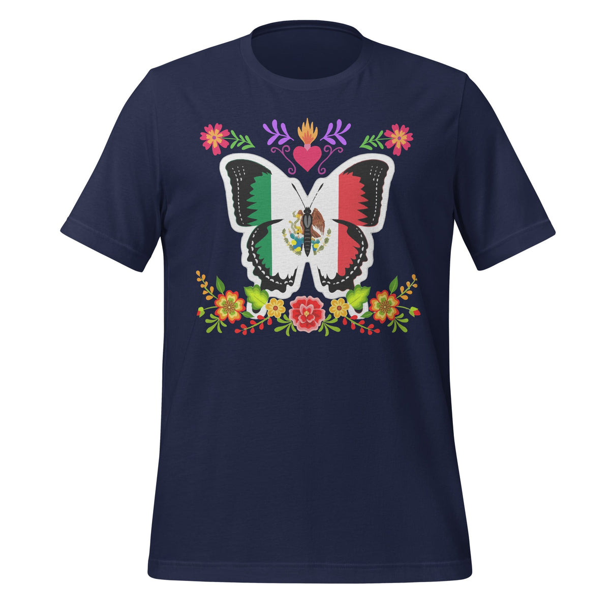 Mexican Independence Day Butterfly Mexico Unisex T-Shirt product image 3