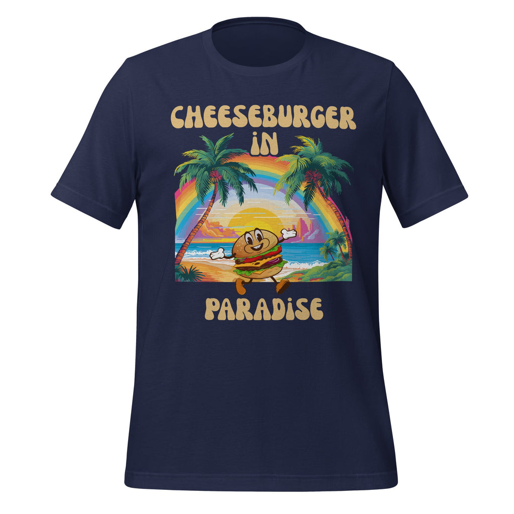 Vintage Funny Cheeseburger Summer Vacation Paradise Unisex product image 3