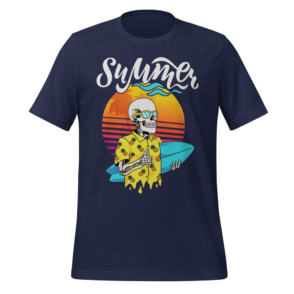 Retro Skeleton With Sunglasses Summer Goth Vacation Skull product image 3