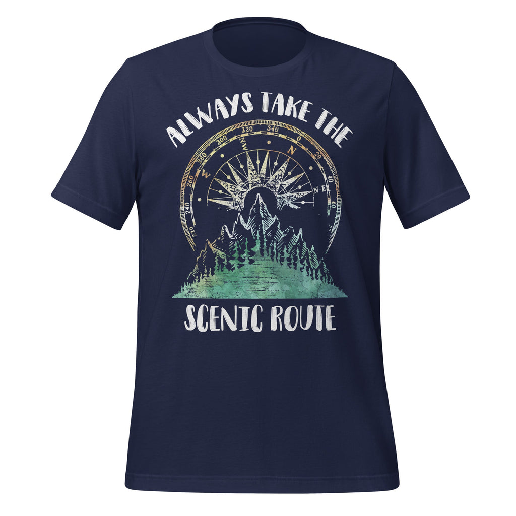 Always Take Scenic Route Outdoor Trip Adventure Unisex product image 3