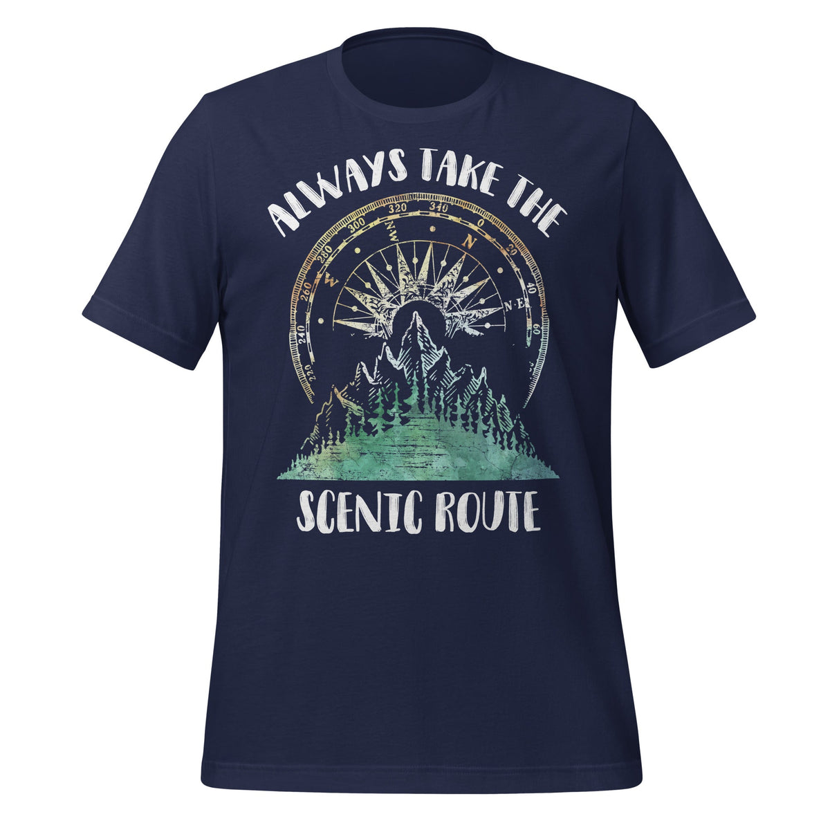 Always Take Scenic Route Outdoor Trip Adventure Unisex product image 3