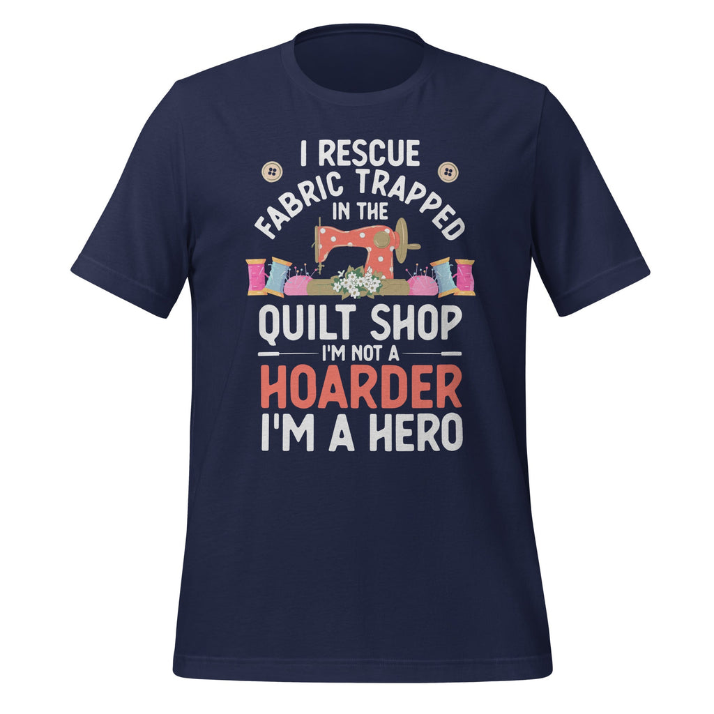 I Rescue Fabric Trapped In Quilt Shop Sewer Sewing Machine product image 3
