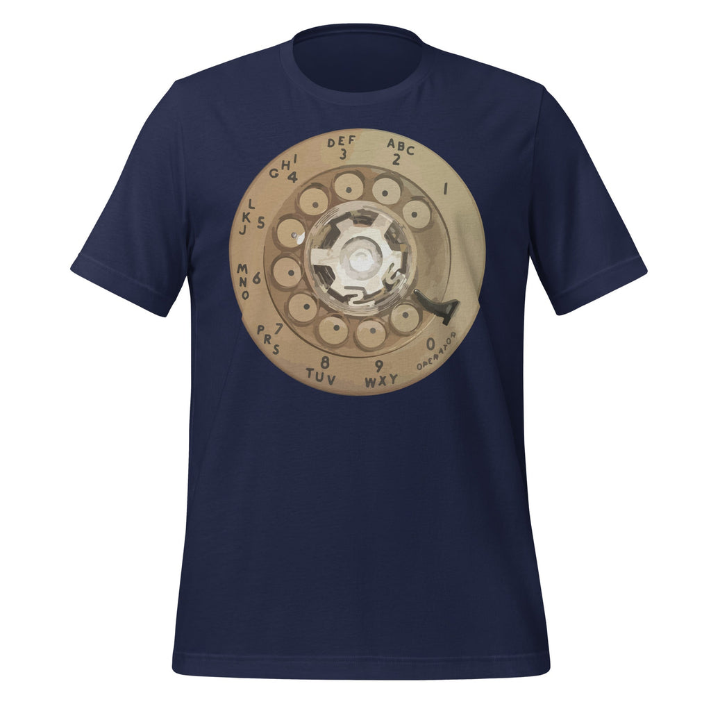 Vintage Retro Rotary Dial Phone Graphic Art Unisex T-Shirt product image 3