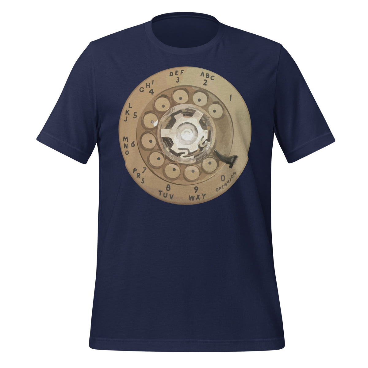 Vintage Retro Rotary Dial Phone Graphic Art Unisex T-Shirt product image 3